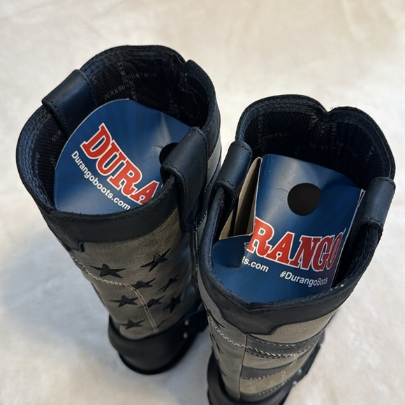 Durango Women’s Black Faded Flag Harness Boot size 6.5 medium. New in Box - Picture 10 of 14